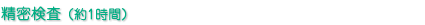 精密検査